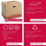 Medium Moving Boxes, 19L x 14W x 17H, Kraft - Image 5