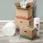 Medium Moving Boxes, 19L x 14W x 17H, Kraft - Image 4